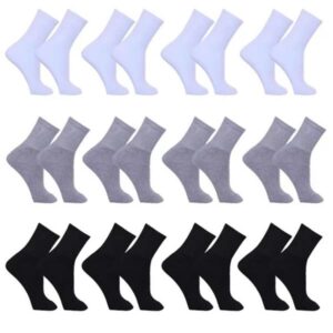 MEIA CANO LONGO MASCULINA C/12 UNI