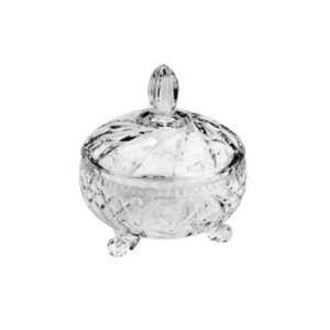 POTICHE DECORATIVO C/PE DE CRISTAL  11 X 15 CM LYOR 4491