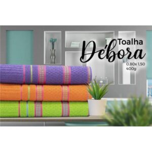 TOALHA DE BANHO DEBORA ELLOIN  0,80 X1,50 C/10 UNI