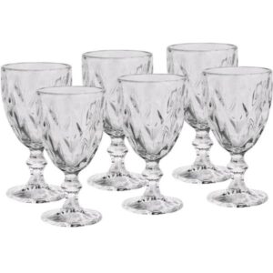 CJ 6 TACAS VINHO ABACAXI LIBELULA DIAMOND LYOR 6472/6473