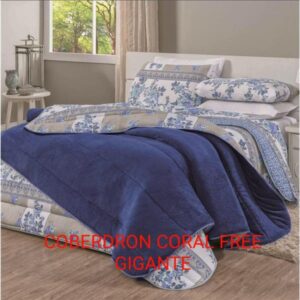 COBERDROM  CORAL FLEECE GIGANTE ESTAMPADO MIQUELETO