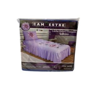 COLCHA OXFORD PINTADA SOLTEIRO