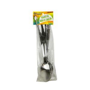 COLHER INOX C/6 PCS