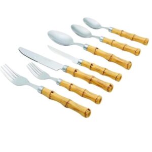 FAQUEIRO 18 PC BAMBU NATURAL LYOR ( 7384/7381/7383 )