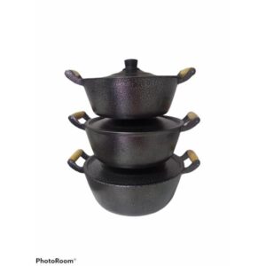 JOGO DE PANELA CRAQUEADA 3 PCS BATIDO (M)
