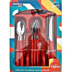 JOGO DE TALHERES 25 PCS CAPRESE