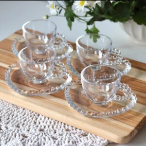 XICARA CHA PIRES CRISTAL CORACAO 170 ML LYOR 1679 UNIDADE