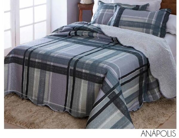 COLCHA ACOLCHOADA DYURI CASAL 2,20X2,40 JOLITEX