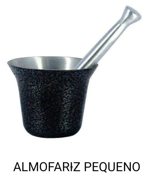 PILAO DE ALHO ALMOFARIZ PRETO/VERMELHO P (G)