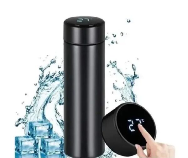 GARRAFA ISOTERMICA 500ML TERMOMETRO DIGITAL KL 0413 KASILAR