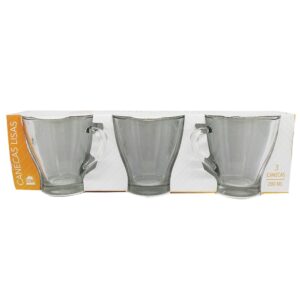 JOGO DE CANECA LISA 3 UNIDADES 280 ML