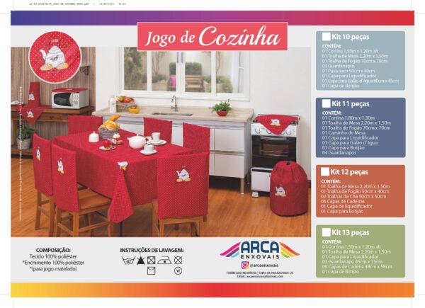 JOGO DE COZINHA POA 11 PC ARCA