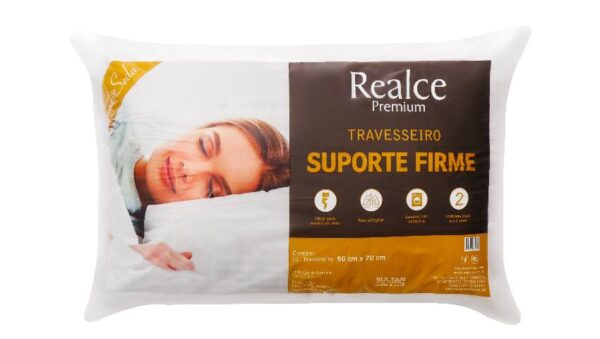 TRAVESSEIRO REALCE SUPORTE FIRME 0,50 X 0,70 CM 500GR