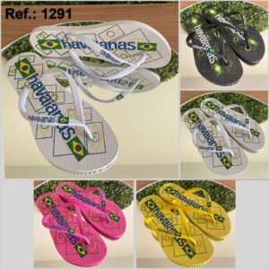 CH FEMININO SANDACAR HAV BRASIL ESTAMPADA REF:1291 C/12 UN