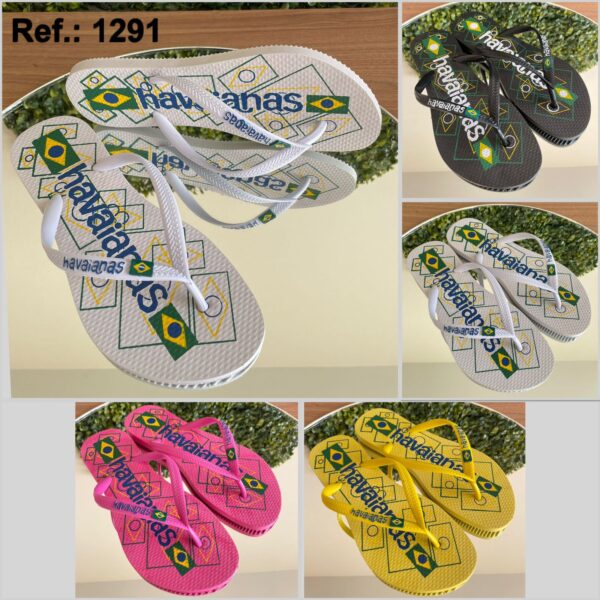 CH FEMININO SANDACAR HAV BRASIL ESTAMPADA REF:1291 C/12 UN