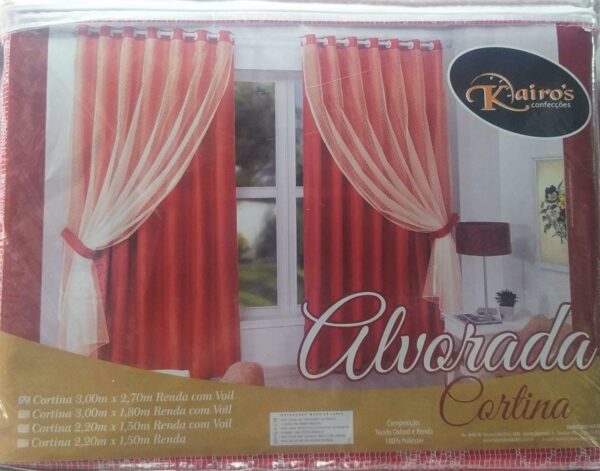CORTINA ALVORADA RENDA 3,00 X 2,70