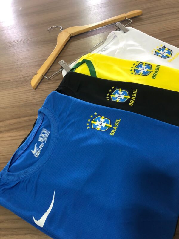 KIT CAMISA DRYFIT BRASIL C/ 10 UNIDADES