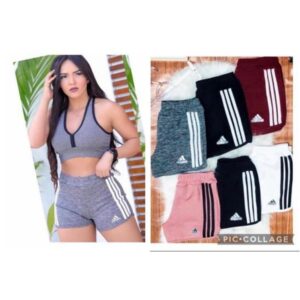 SHORT FEMININO CREPPE C/10 UNIDADES