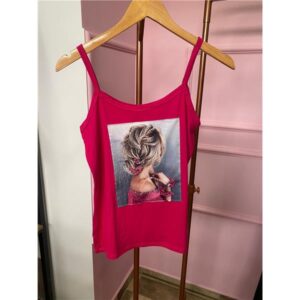 BLUSA ALCINHA APLICACAO C/ 10 UNIDADES