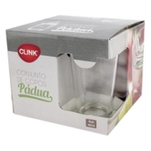 CONJUNTO 4 COPOS VIDRO PADUA 485 ML