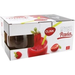 CONJUNTO 6 COPOS VIDRO PAVIA 470 ML