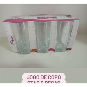 CONJ DE COPOS STAR 6 PCS
