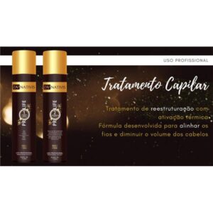 KIT  ESCOVA PROGRESSIVA ZAP NATIVIS C / 2 UN DE 1LITRO