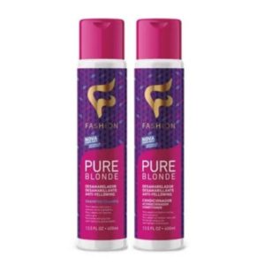 SHAMPOO E COND PURE BLONDE DESAMARELADOR 400ML FASHION