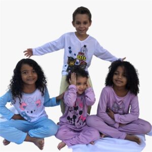 PIJAMA INFANTIL LOREN DE INVERNO MALHA C\10 UNIDADES