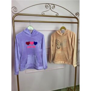 BLUSA PLUSH COM CAPUZ MAVINI (J) C/10 UNI