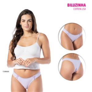 CALCINHA BILUZINHA COTTON C/ 12 UNIDADES REF 107 (JC)