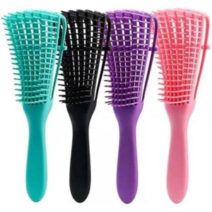 KIT ESCOVA DE CABELO POLVO P/ CABELO ONDULADO C/ 12 UNIDADES