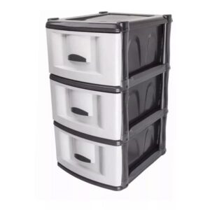 GAVETEIRO 3 GAVETAS GRANDE TOPPLAST