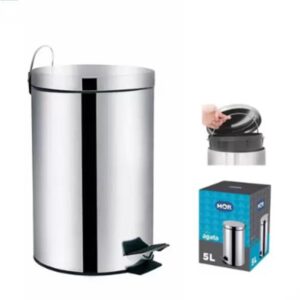 LIXEIRA INOX AGATA 5L MOR