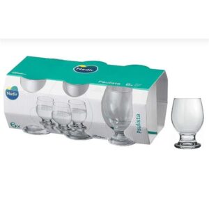 JOGO TACA PAULISTA 250ML C/ 6 UNIDADES NADIR