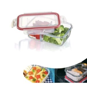 POTE COM TRAVA RETANGULAR 1040ML - KEHOME