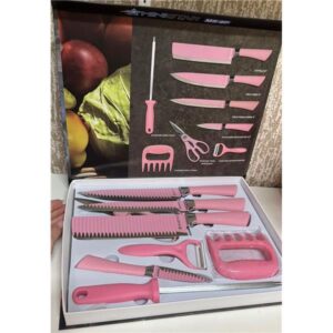 FAQUEIRO 8 PCS MINISTAR ROSA / VERMELHO