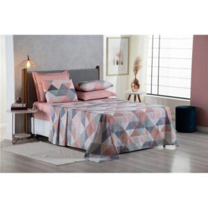 JG DE CAMA QUEEN 4 PCS ATHENAS  - VEST CAMA
