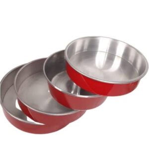 KIT FORMA DE BOLO REDONDA 4 PEÇAS