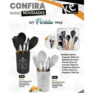 KIT DE TALHERES FLORIDA 07 PEÇAS - KEHOME