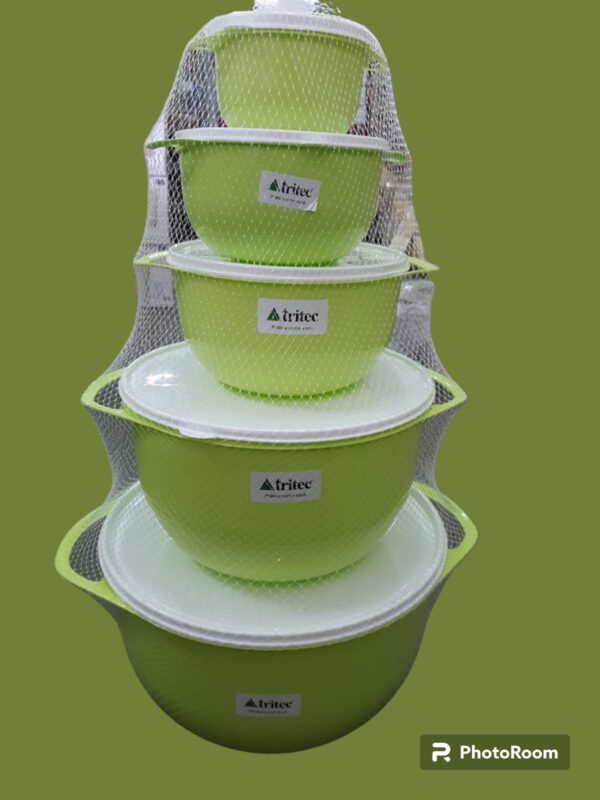 JOGO POTE 5PC TRITEC - 10L, 6L, 2,2L, 1,20L, 500ML