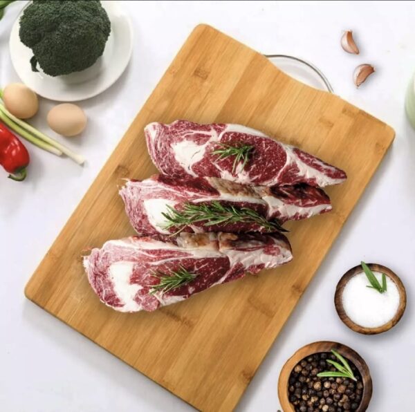 TABUA DE CARNE EM BAMBU 34x24x1,8CM - KEHOME