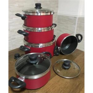 CONJ DE PANELA NAPOLITANA 5 PCS ANTIADERENTE MANOLAR