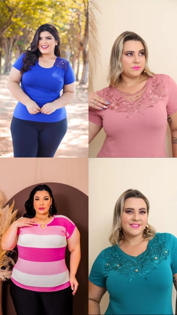 BLUSA SORTIDAS GG (REIS) C/ 10 UNIDADES