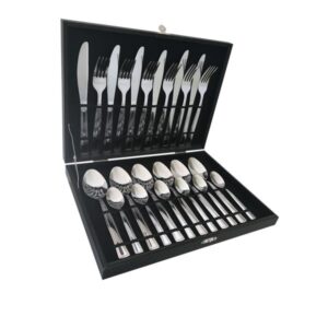 FAQUEIRO 24 PCS C/ ESTOJO DE MADEIRA