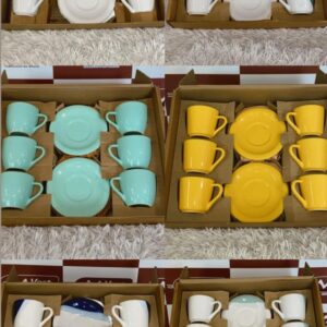 JG DE XICARAS CERAMICAS 6 PCS - VEST CAMA
