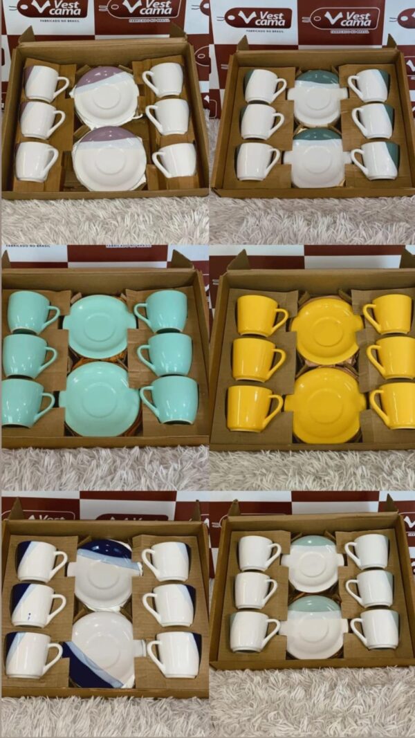 JG DE XICARAS CERAMICAS 6 PCS - VEST CAMA
