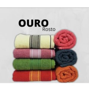 TOALHA DE ROSTO OURO 50 X 75 C/ 10 UNIDADES