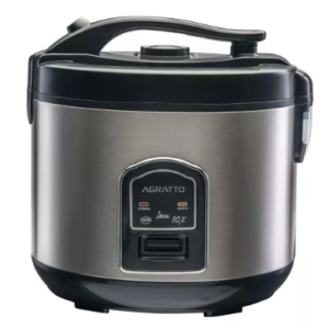 PANELA ELETRICA DE ARROZ INOX AGRATTO 10 XICARAS 700W -127 V