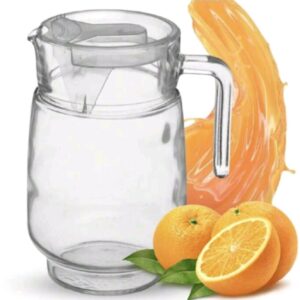 JARRA DE VIDRO 1,6L COM TAMPA - KEHOME